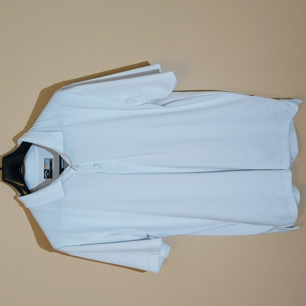 Callaway| White Polo Polyester Spandex Blend